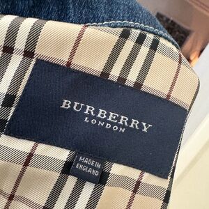 Burberry Cropped Jean Jacket